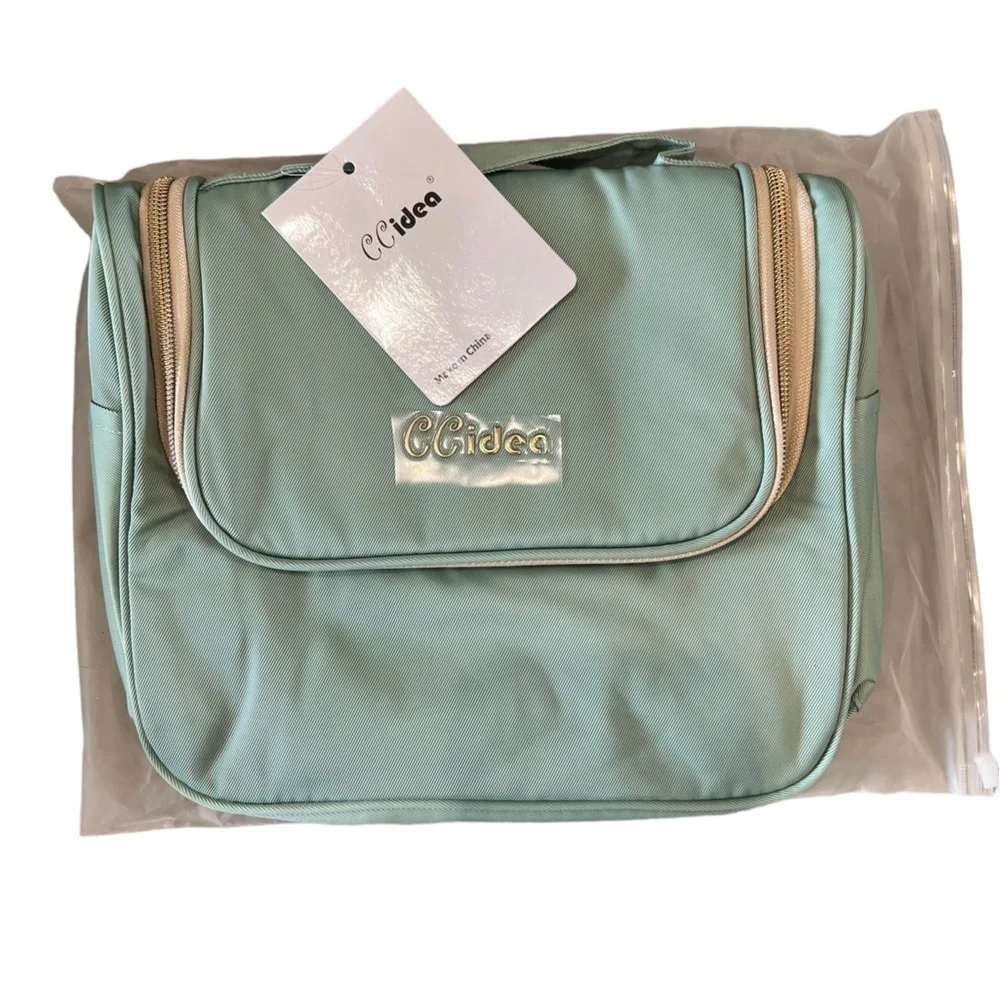 CCIDEA Cosmetic Bag Makeup Bag Large Toiletry Bag Organizer (Green)